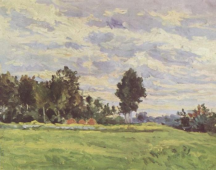 Paul Cezanne Landschaft in der Ile de France oil painting image